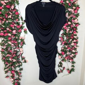 Banana Republic Black Little Black Dress LBD Work Office Business Cocktail Med